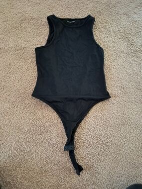 Commense Black Sleeveless Shapewear Bodysuit